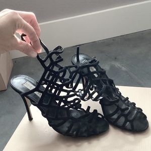 Michael Kors black Slithur heels 8